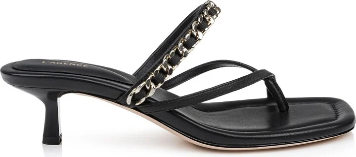 Georgette Kitten Heel Slide Sandal - Image 3