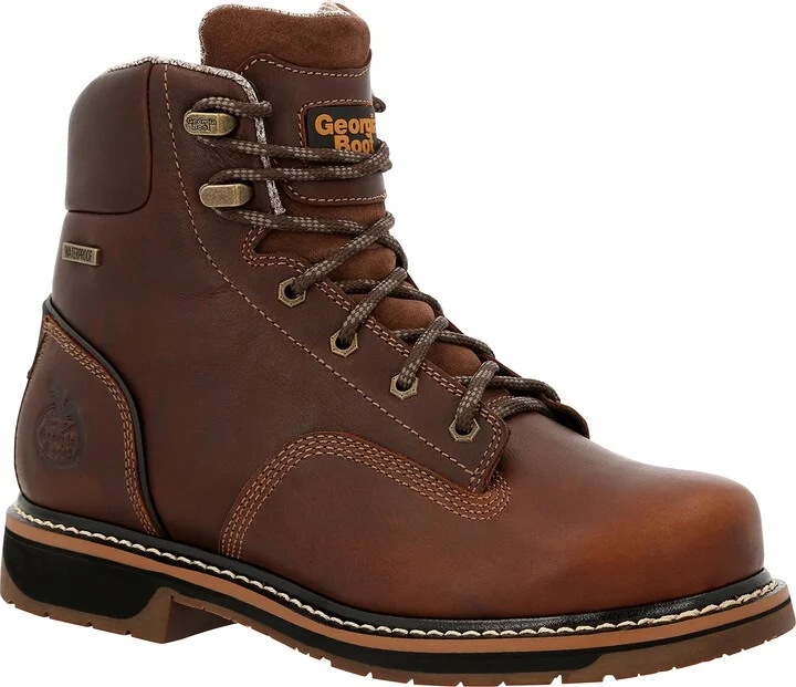 Georgia Boot AMP LT Edge Waterproof Work Boot Size 12(M)