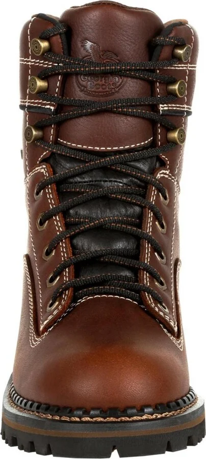 Georgia Boot Amp Lt Logger Women's Alloy Toe Waterproof Low Heel Logger Boot - Image 3