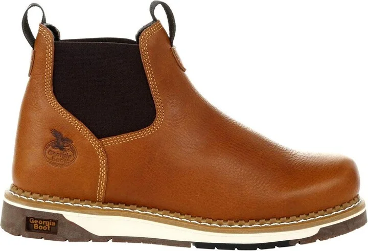 GEORGIA BOOT AMP LT Wedge Chelsea Work Boot