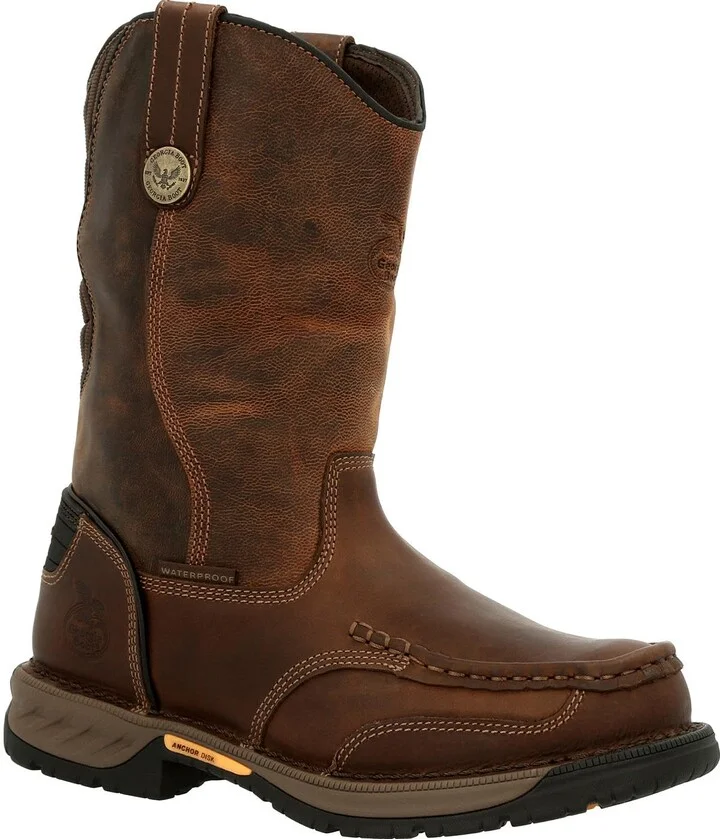 GEORGIA BOOT Athens 360 Steel Toe Waterproof Pull-on Work Boot