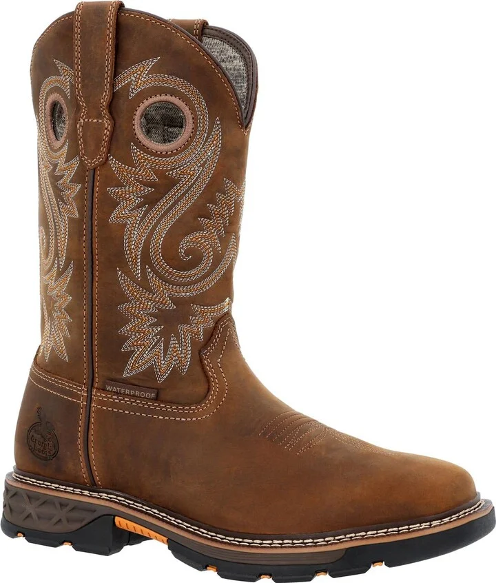 Georgia Boot Carbo-Tec FLX Alloy Toe Waterproof Pull-on Work Boot