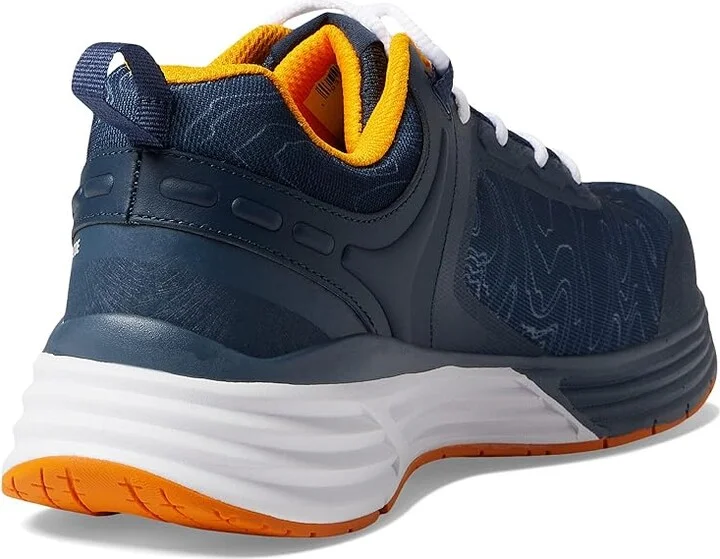 Georgia Boot Durablend Nano Comp Men's Shoes Navy/Orange : 10 D - Medium, Textile - Image 4