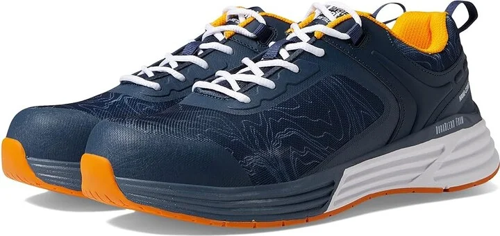 Georgia Boot Durablend Nano Comp Men's Shoes Navy/Orange : 10 D - Medium, Textile