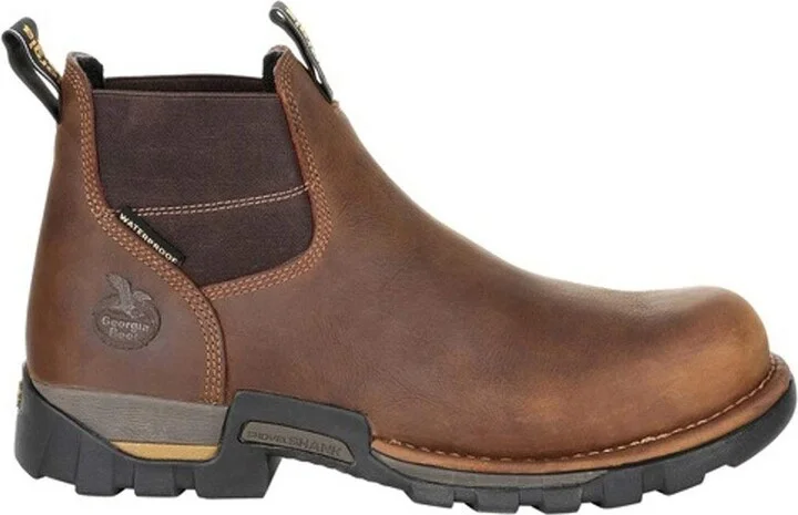 Georgia Boot Eagle One Steel Toe Waterproof Chelsea Work Boot Size 10.5(M)
