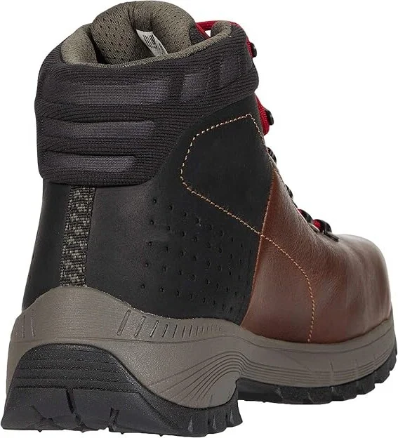 Georgia Boot Eagle Trail 5 Hiker Alloy Toe Men's Boots Brown/Black : 8 D - Medium, Leather - Image 4