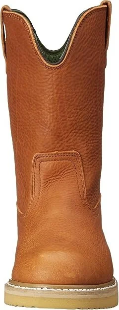 Georgia Boot G5153 12 Wellington Men's Work Pull-on Boots Barracuda Gold : 8 D - Medium, Leather - Image 5