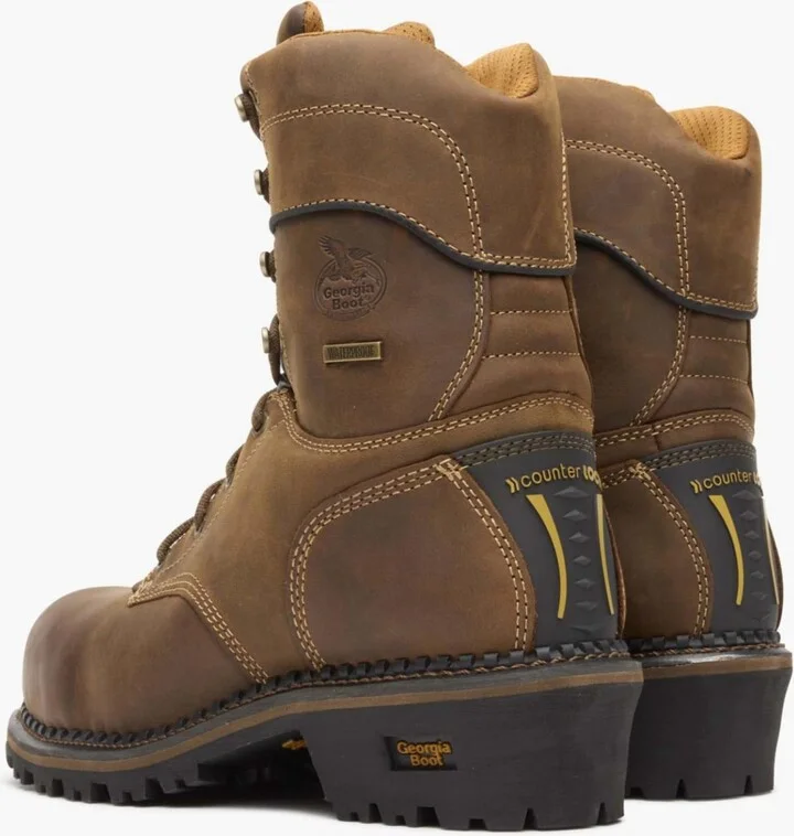 Georgia Boot Men's Amp Lt Logger Composite Toe Insulated Waterproof Work Boot - Image 4