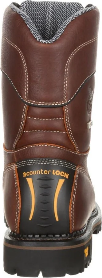 Georgia Boot Men's Amp Lt Logger Composite Toe Low Heel Waterproof Work Boot - Image 4