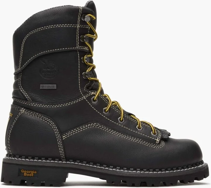 Georgia Boot Men's Amp Lt Logger Low Heel Waterproof Work Boot - Image 6