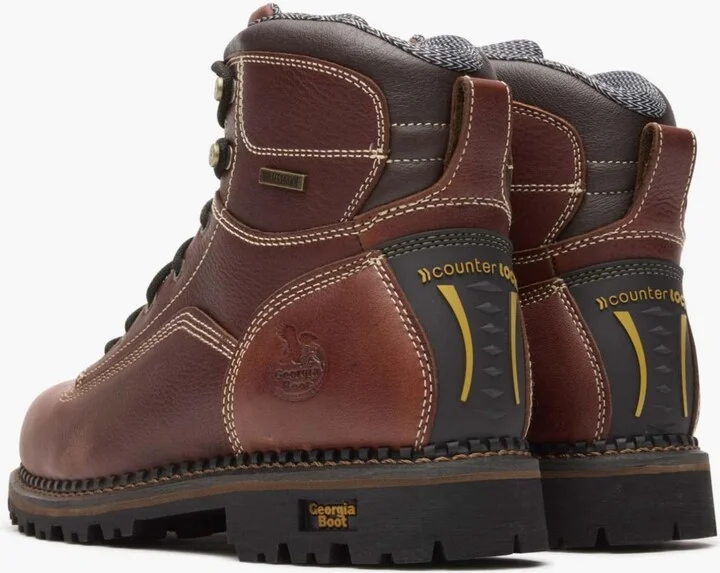 Georgia Boot Men's Amp Lt Logger Low Heel Waterproof Work Boot - Image 9