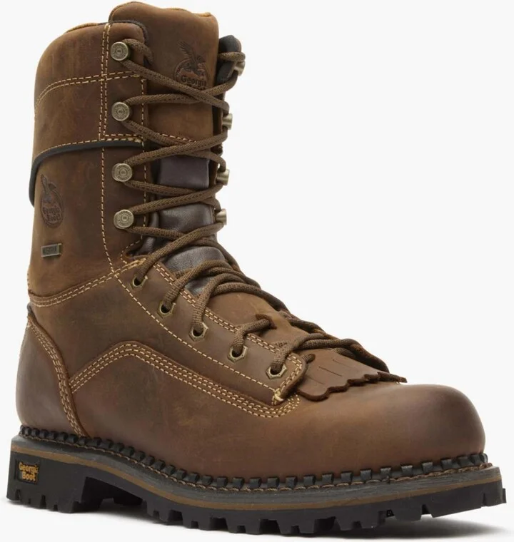 Georgia Boot Men's Amp Lt Low Heel Logger Waterproof Work Boot