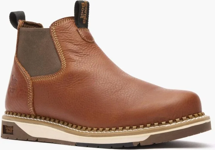 Georgia Boot Men's Amp Lt Wedge Chelsea Work Boot