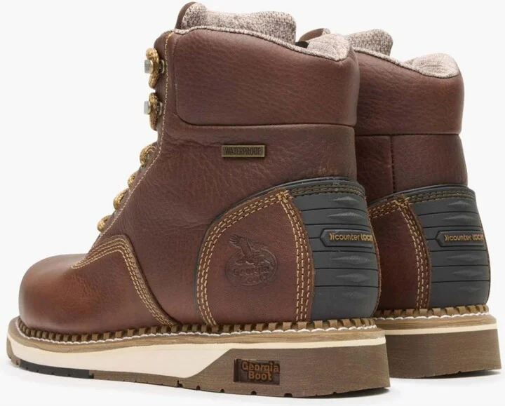 Georgia Boot Men's Amp Lt Wedge Steel Toe Waterproof Work Boot - Image 4