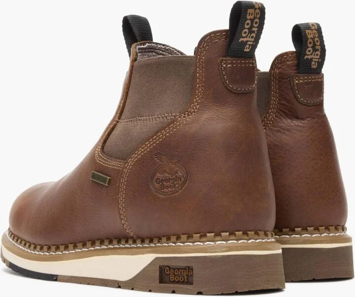 Georgia Boot Men's Amp Lt Wedge Waterproof Chelsea Work Boot - Image 5