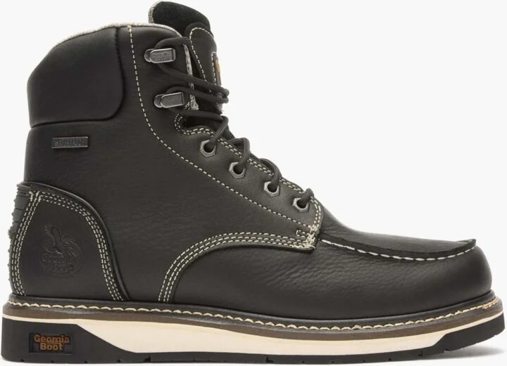 Georgia Boot Men's Amp Lt Wedge Waterproof Moc-Toe Work Boot - Image 5