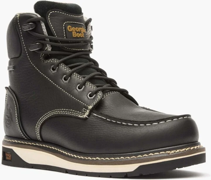 Georgia Boot Men's Amp Lt Wedge Waterproof Moc-Toe Work Boot