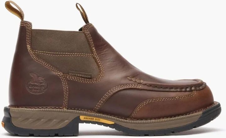 Georgia Boot Men's Athens 360 Steel Toe Waterproof Chelsea - Image 6