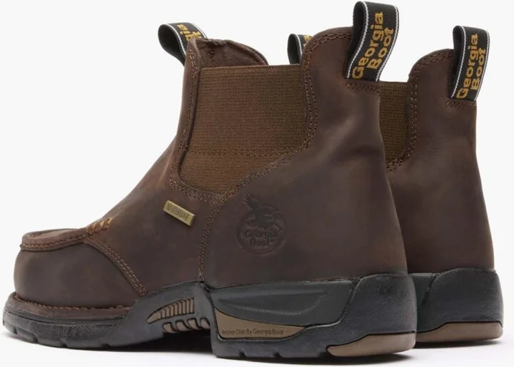 Georgia Boot Men's Athens Chelsea Waterproof Work Boot - Image 4
