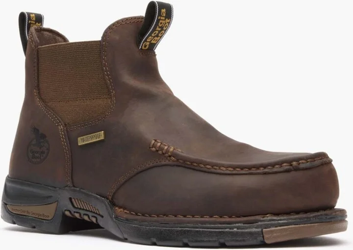 Georgia Boot Men's Athens Chelsea Waterproof Work Boot