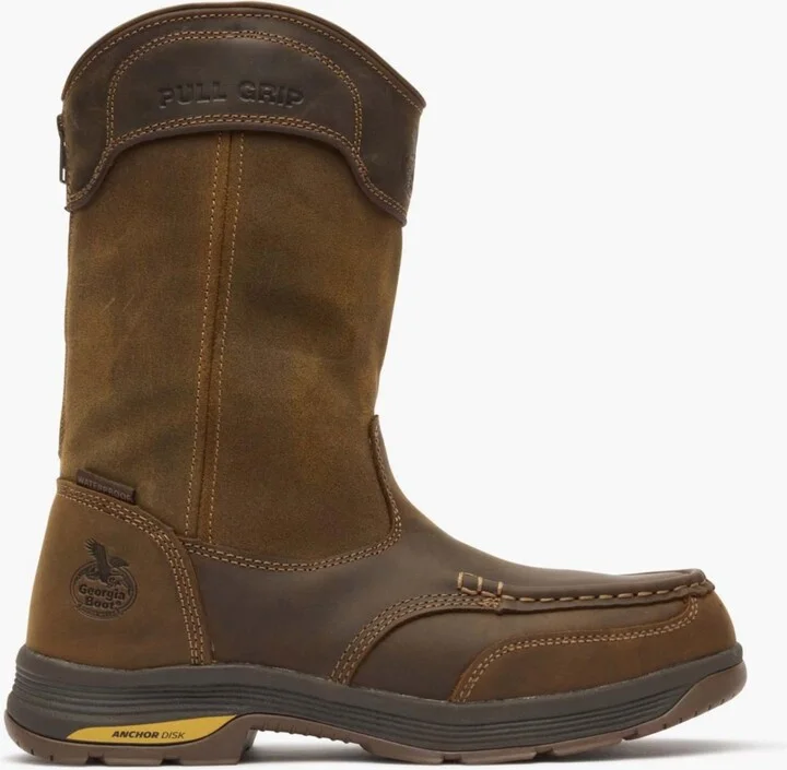 Georgia Boot Men's Athens SuperLyte Alloy Toe Waterproof Wellington Pull-On - Image 5