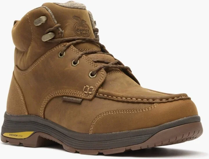 Georgia Boot Men's Athens SuperLyte Moc-Toe Waterproof Work Boot