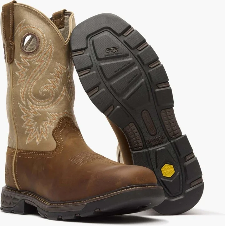 Georgia Boot Men's Carbo-Tec Flx 11" Alloy Toe Pull On Work Boot - Image 2