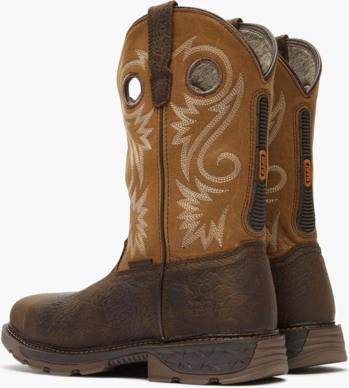 Georgia Boot Men's Carbo-Tec Flx 11" Waterproof Alloy Toe Pull On Work Boot - Image 4