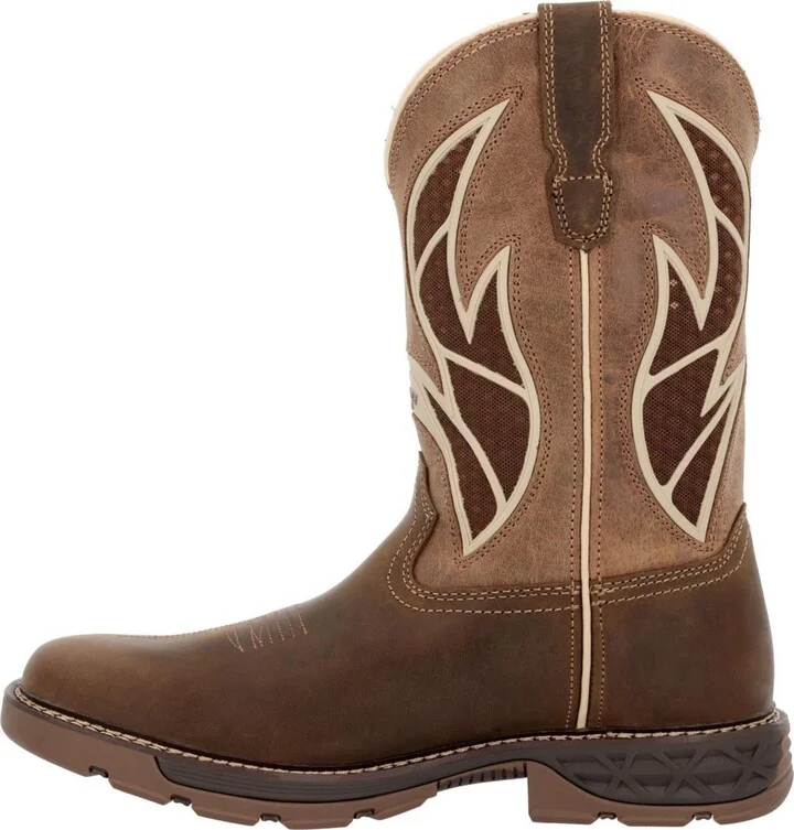 Georgia Boot Men's Carbo-Tec Flx Alloy Toe Pull-on with InsulKul Work Boot - Image 5