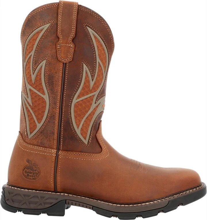 Georgia Boot Men's Carbo-Tec Flx Pull-on with InsulKul Work Boot - Image 6