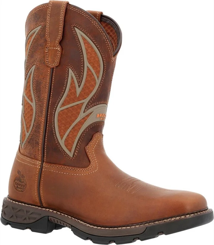 Georgia Boot Men's Carbo-Tec Flx Pull-on with InsulKul Work Boot