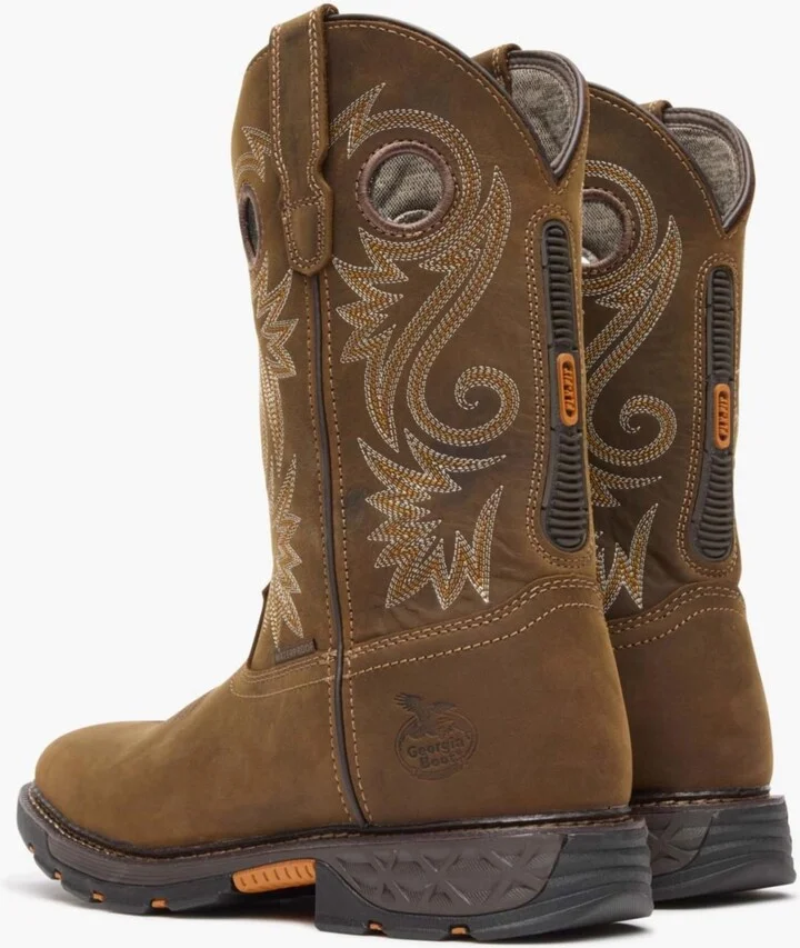 Georgia Boot Men's Carbo-Tec Flx Waterproof Pull-On Work Boot - Image 4