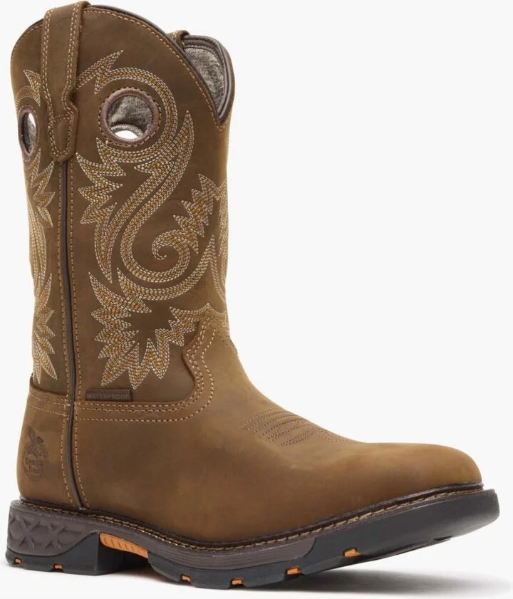 Georgia Boot Men's Carbo-Tec Flx Waterproof Pull-On Work Boot