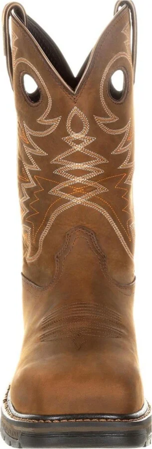 Georgia Boot Men's Carbo-Tec Lt Alloy Toe Waterproof Pull-On Boot - Image 4