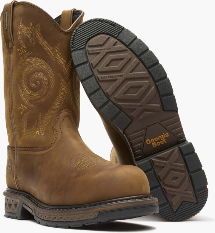 Georgia Boot Men's Carbo-Tec Lt Composite Toe Waterproof Work Wellington - Image 2