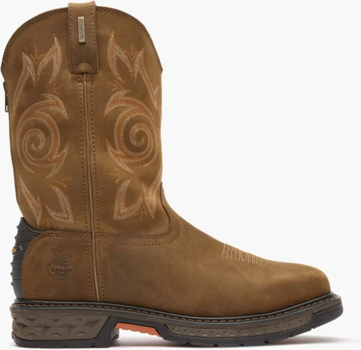 Georgia Boot Men's Carbo-Tec Lt Steel Toe Waterproof Pull On Work Boot - Image 4