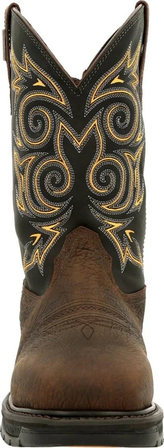 Georgia Boot Men's Carbo-Tec Lt Steel Toe Waterproof Pull On Work Boot - Image 8