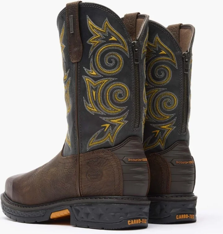 Georgia Boot Men's Carbo-Tec Lt Steel Toe Waterproof Pull On Work Boot - Image 9