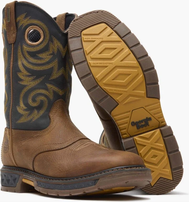 Georgia Boot Men's Carbo-Tec Lt Waterproof Pull-on Work Boot - Image 2