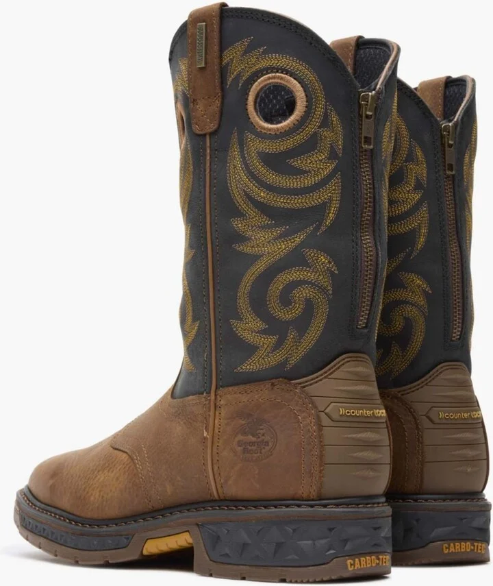 Georgia Boot Men's Carbo-Tec Lt Waterproof Pull-on Work Boot - Image 4