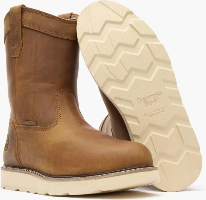 Georgia Boot Men's Core 37 Wedge 10" Steel Toe Waterproof Pull-On Work Boot - Image 7