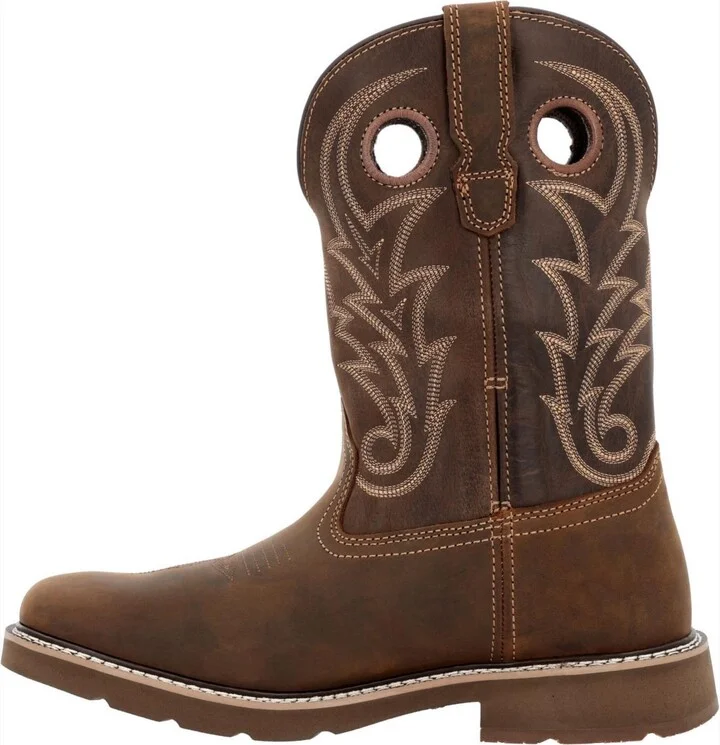 Georgia Boot Men's Core 37 Western 11" Waterproof Pull-On Work Boot - Image 9
