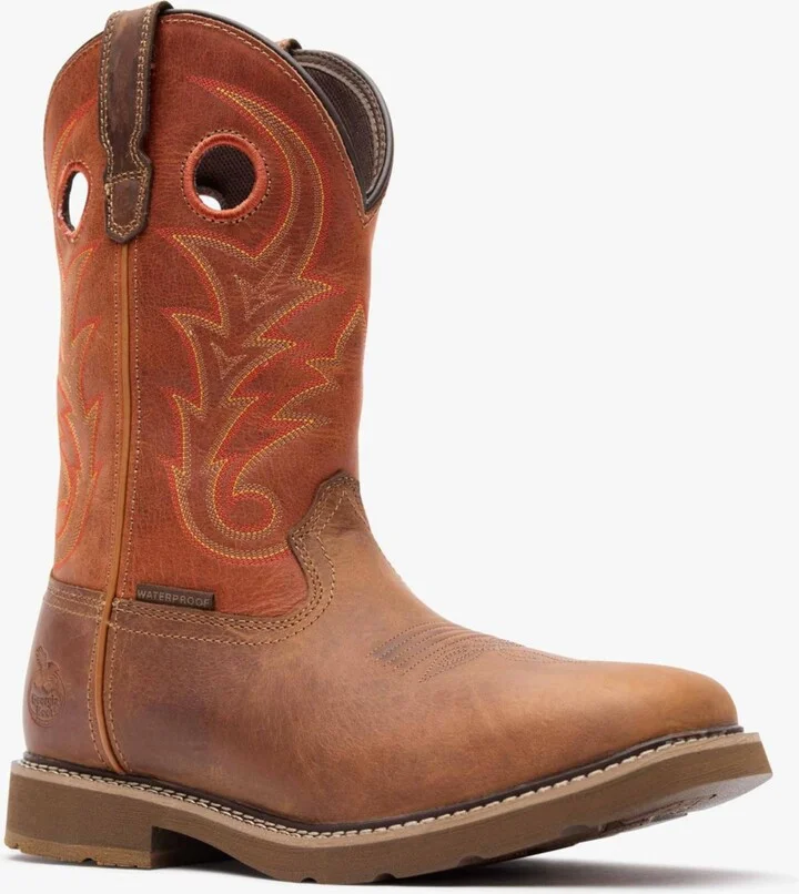 Georgia Boot Men's Core 37 Western 11" Waterproof Pull-On Work Boot