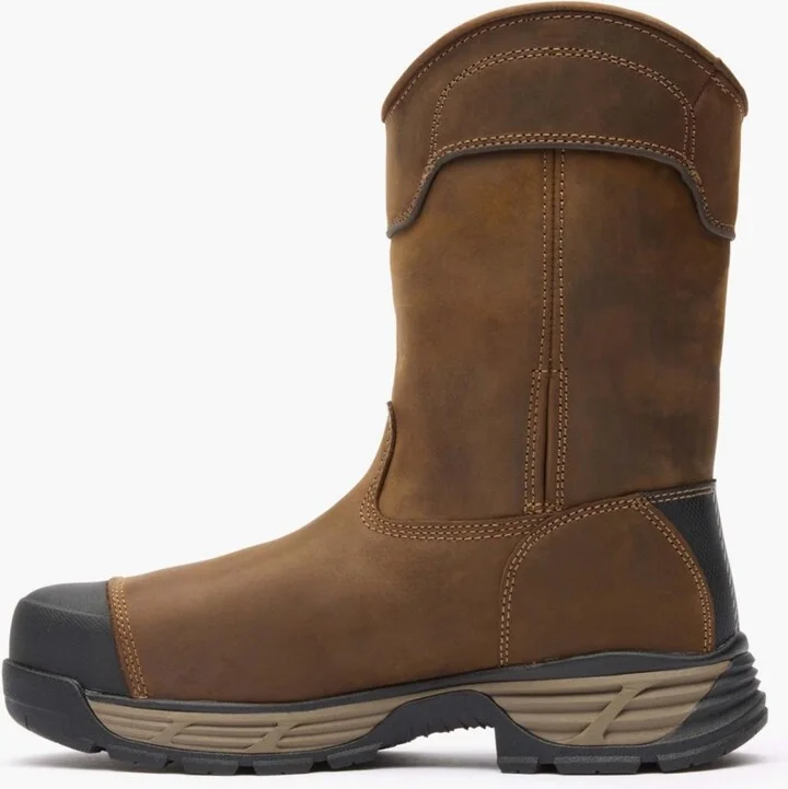 Georgia Boot Men's Durablend Edge 10" Waterproof Alloy Toe Pull On Work Boot - Image 5