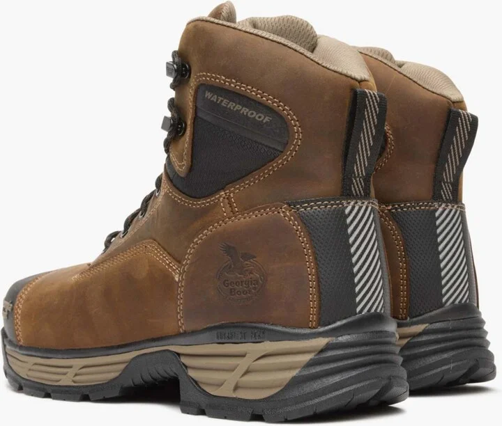 Georgia Boot Men's Durablend Edge 6" Waterproof Alloy Toe Work Boot - Image 4