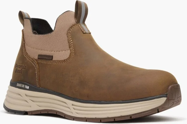 Georgia Boot Men's DuraBlend Sport Waterproof Chelsea Work Boot