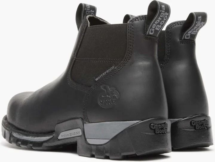 Georgia Boot Men's Eagle One Steel Toe Waterproof Chelsea Boot - Image 4