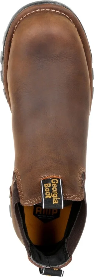Georgia Boot Men's Eagle One Steel Toe Waterproof Chelsea Work Boot - Image 11