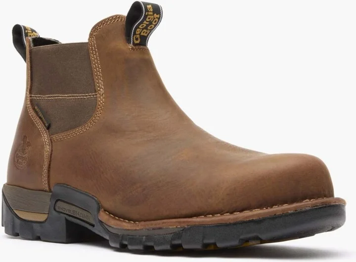 Georgia Boot Men's Eagle One Steel Toe Waterproof Chelsea Work Boot