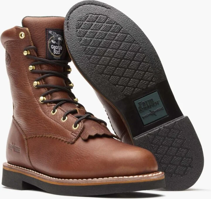 Georgia Boot Men's Farm and Ranch Lacer Work Boot - Image 4